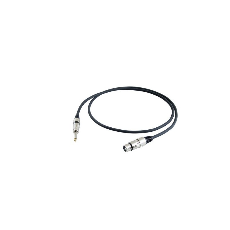 PROEL STAGE STAGE290LU10 STAGE Series kabel niezbalansowany wtyk XLRf 3pin - wtyk Jack 6.3 mono, dł. 10m